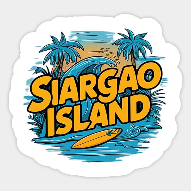 SIARGAO ISLAND Sticker by likbatonboot